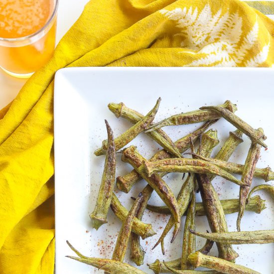 Roasted Okra - Recipe photo by foodfidelity
