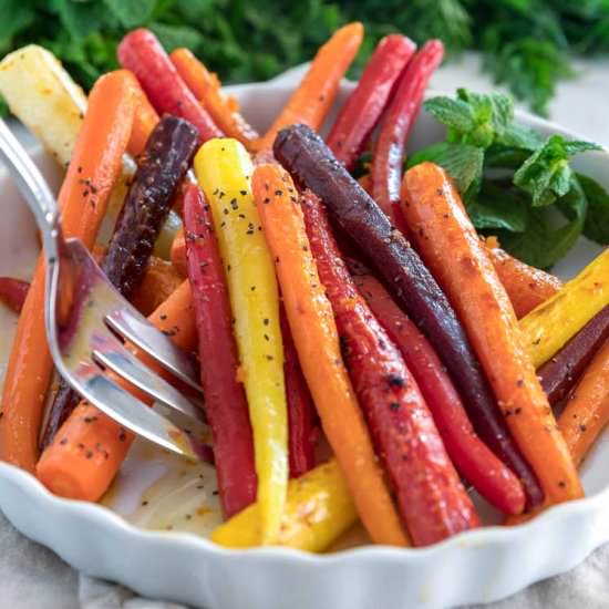 Citrus Honey Roasted Carrots - Recipe photo by keviniscooking