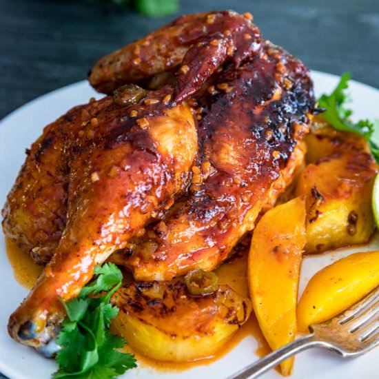 Tropical Roasted Chicken - Recipe photo by keviniscooking