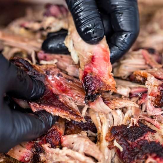 Smoked Pulled Pork Barbecue - Recipe photo by keviniscooking