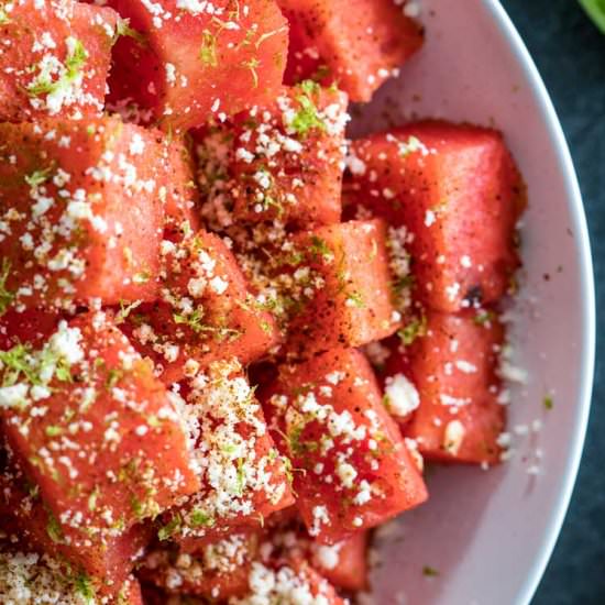 Mexican Watermelon Salad - Recipe photo by keviniscooking