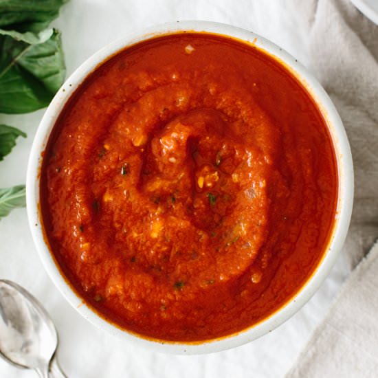 Marinara Sauce - Recipe photo by Downshiftology