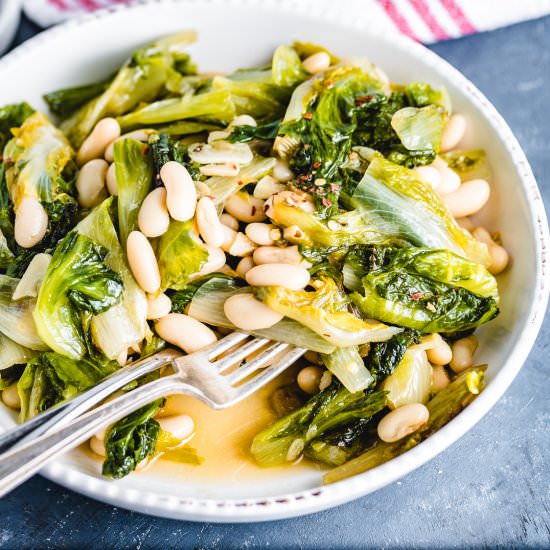 Escarole and Beans - Recipe photo by sipandfeast