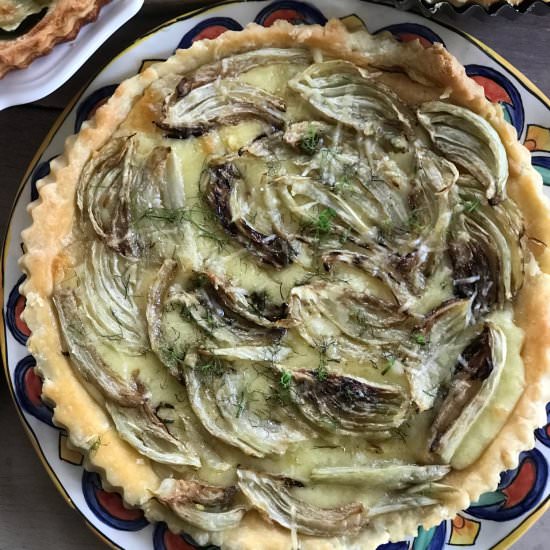 Fennel & Comté Tart - Recipe photo by endofthefork