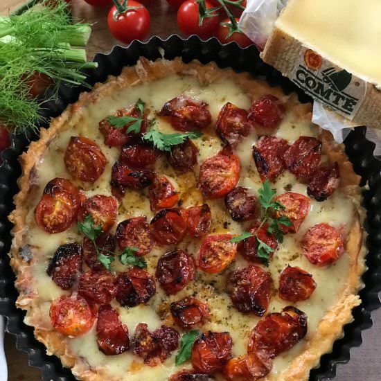 French Tomato Tart - Recipe photo by endofthefork