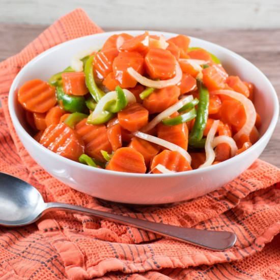 Marinated Carrot Salad - Recipe photo by noshingwiththenolands