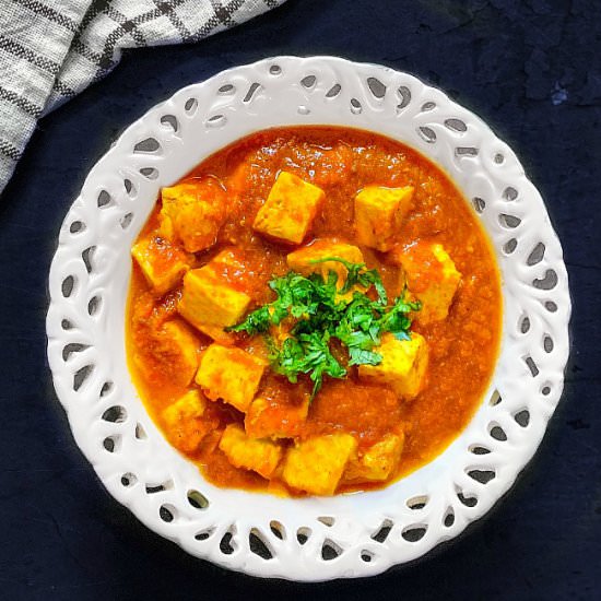 Indian Tofu Curry - Recipe photo by EasycookingwithMolly