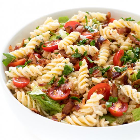 BLT Pasta Salad - Recipe photo by ChefSavvy