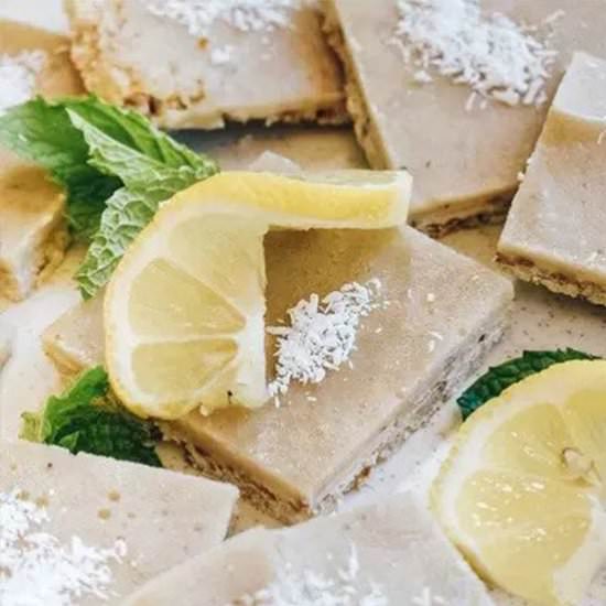 Lemon Ice Cream Slices - Recipe photo by organikrecipes