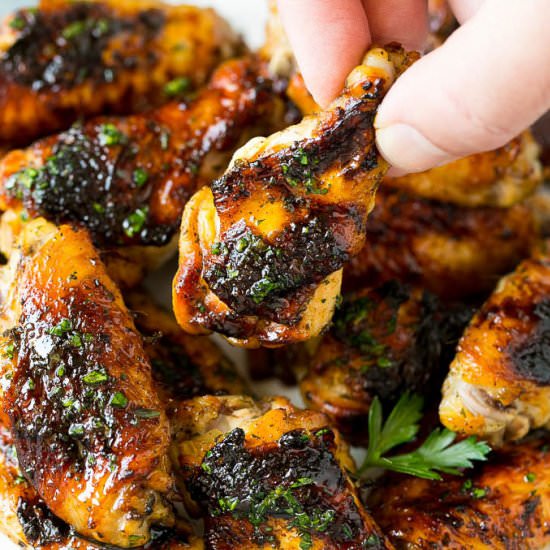 Grilled Chicken Wings - Recipe photo by dinneratthezoo