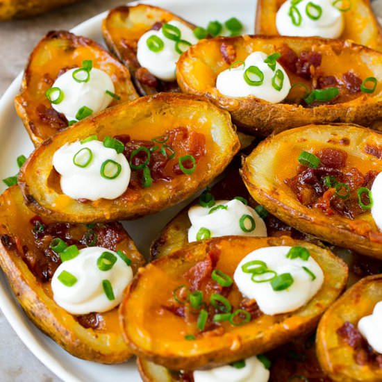 Potato Skins - Recipe photo by dinneratthezoo