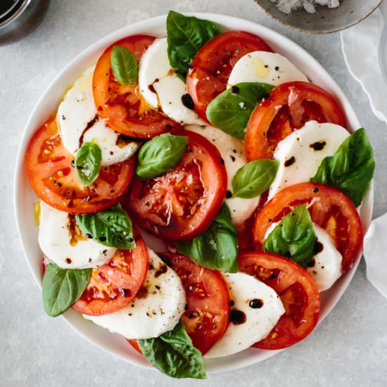 Caprese Salad - Recipe photo by Downshiftology
