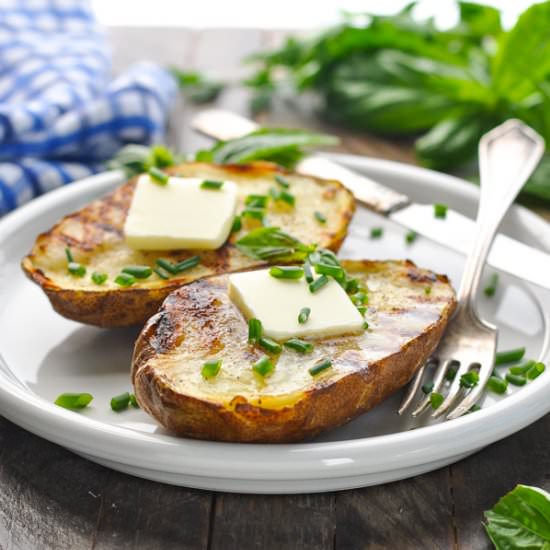 Grilled Potatoes - Recipe photo by The Seasoned Mom