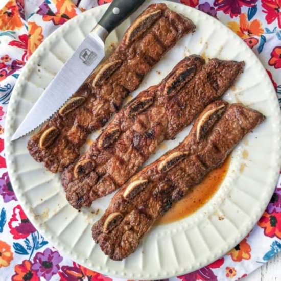 Grilled Short Ribs w/ Moroccan Rub - Recipe photo by MyLifeCookbook