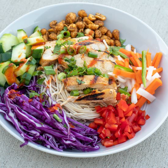Vietnamese Grilled Chicken Bowl - Recipe photo by SevenSpiceLife