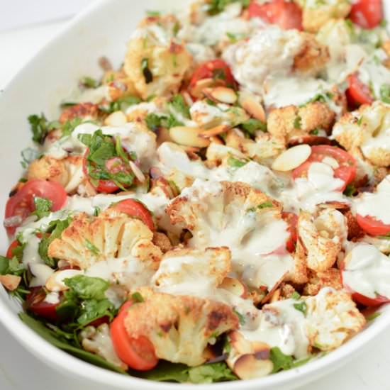Roasted Caulfilower Salad - Recipe photo by sweetashoneynz