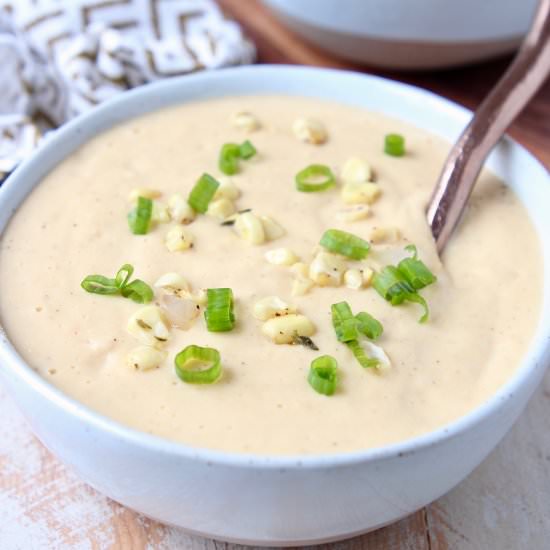 Creamy Sweet Corn Soup - Recipe photo by Whitney Bond