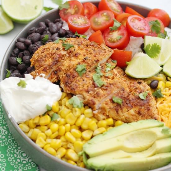 Chipotle Chicken Burrito Bowls - Recipe photo by Ereese