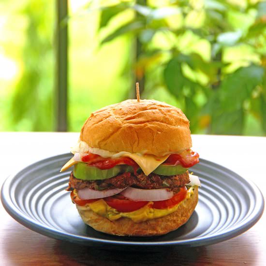 Veg Bean Burger - Recipe photo by Salonyscookbook