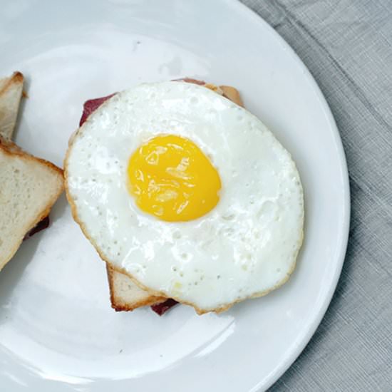 French Croque Madame - Recipe photo by MasalaHerb