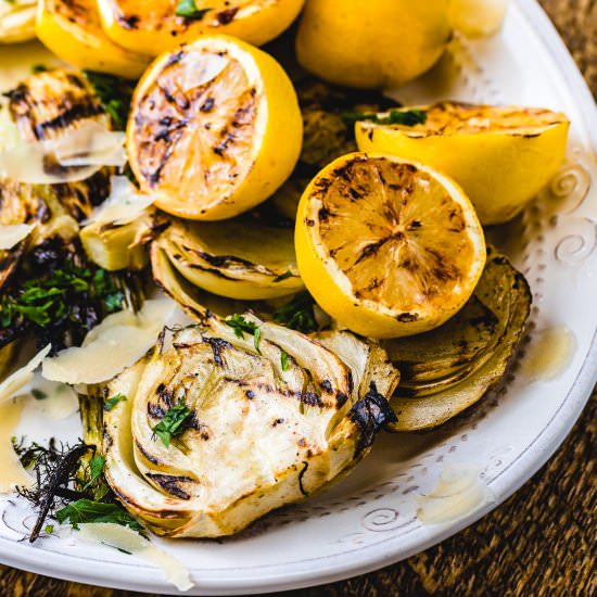 Grilled Fennel Salad - Recipe photo by sipandfeast