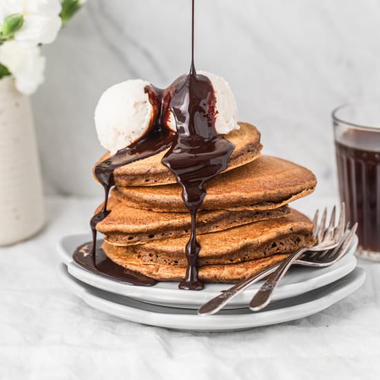 WHOLE WHEAT COFFEE PANCAKES - Recipe photo by nattwrobel