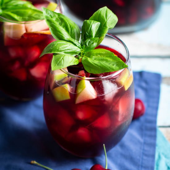 Cheerwine Sangria - Recipe photo by anerdcooks