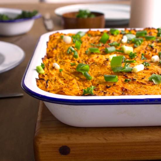 Vegan Shepherd’s Pie with Yam Mash - Recipe photo by vancouverwithlove