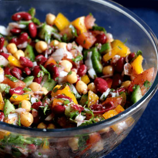 Middle Eastern Bean Salad - Recipe photo by greenbowl2soul