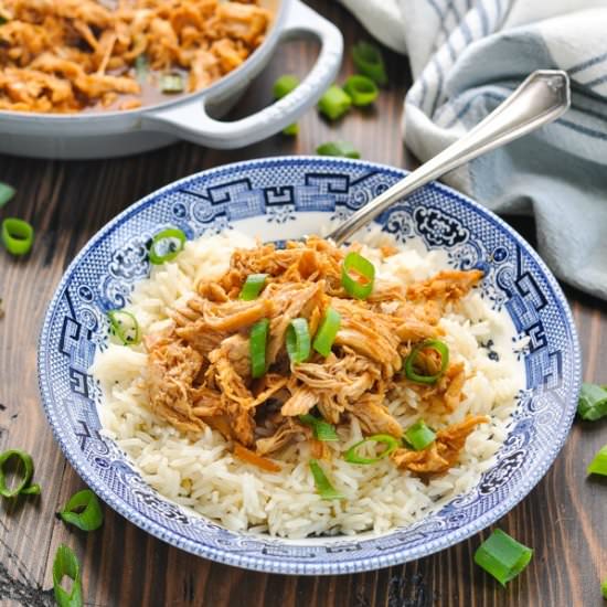 Dump and Bake Honey Garlic Chicken - Recipe photo by The Seasoned Mom