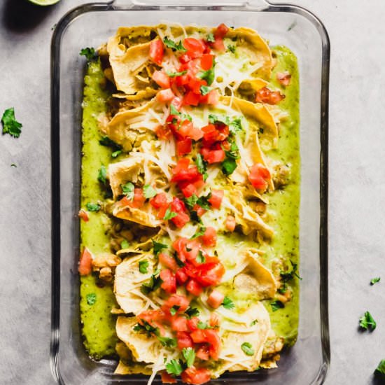 White Bean Green Chili Enchiladas - Recipe photo by emilieeats