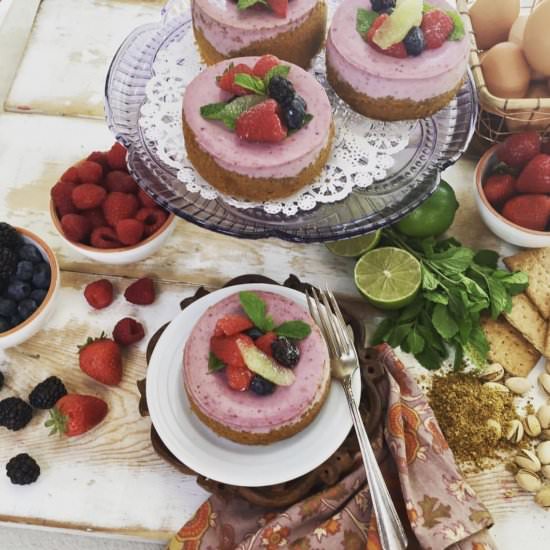 Mixed Berry Cheesecake - Recipe photo by Marisa Churchill