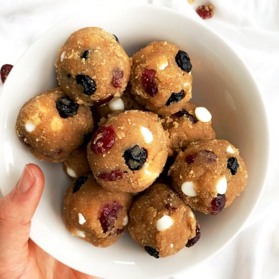 No Bake Cookie Dough Balls - Recipe photo by hellospoonful