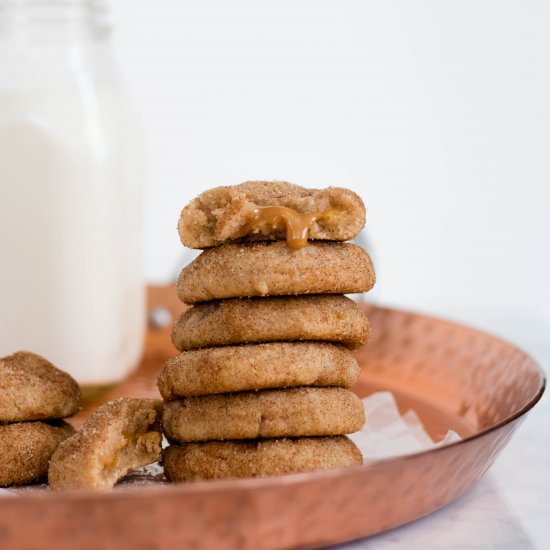 Dulce de Leche Snickerdoodle cookie - Recipe photo by lifestyleofafoodie