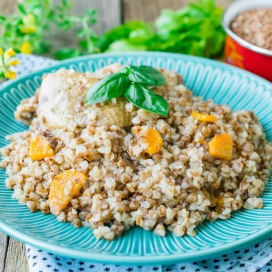Buckwheat with Chicken - Recipe photo by niftyrecipe