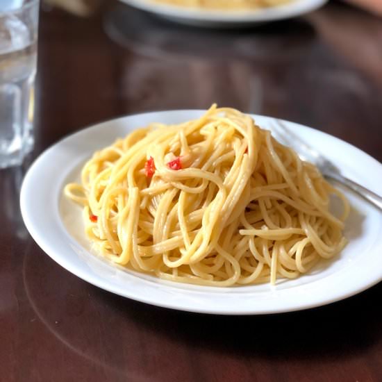 Aglio, Olio e Peperoncino - Recipe photo by Jennyblogs