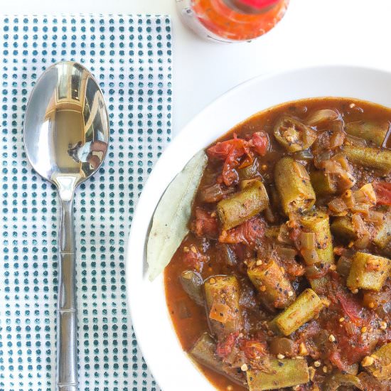 Stewed Okra - Recipe photo by foodfidelity