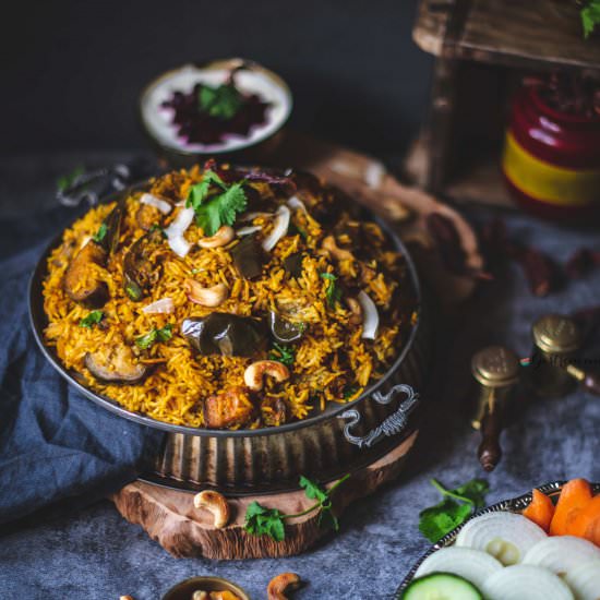 Vangi Bhaat Maharashtrian Style - Recipe photo by Gastronomic Bong