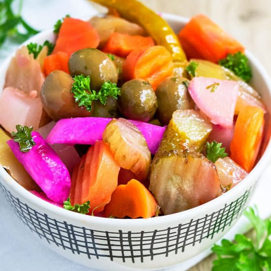 Quick Pickled Vegetables - Recipe photo by 1PotRecipes
