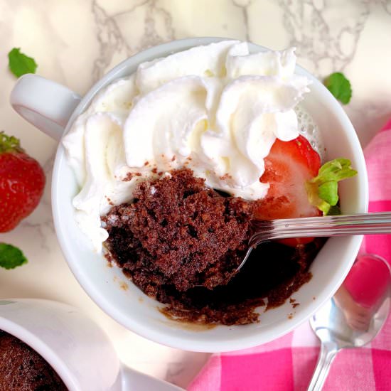Chocolate Mug Cake - Recipe photo by Theyummymuffin