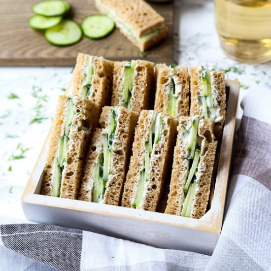 Cucumber Sandwiches - Recipe photo by misspickledplum