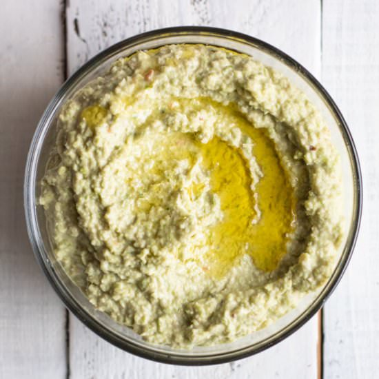 Fresh Butterbean Hummus - Recipe photo by servingtonight