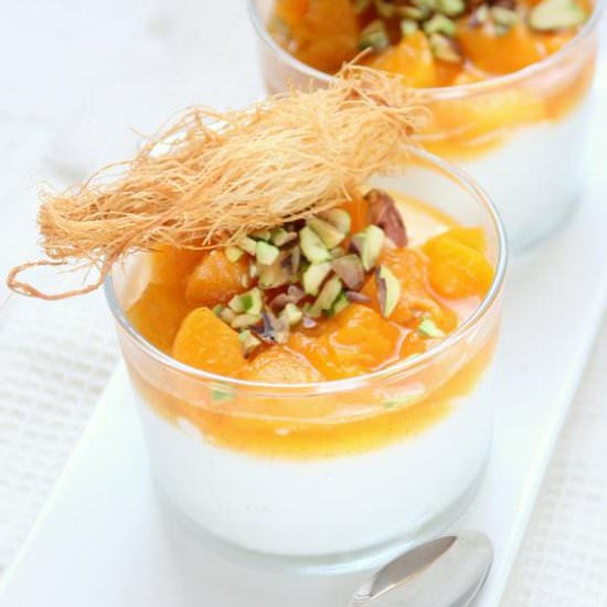 Apricot Dessert Cups - Recipe photo by lilcookieblog