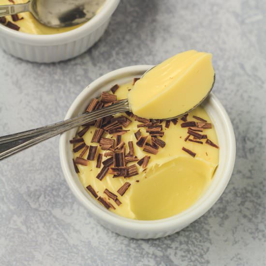 Easy White Chocolate Pots de Crème - Recipe photo by marshasbakingaddiction