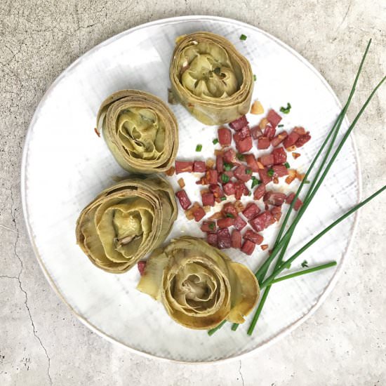 DELICIOUS FRIED ARTICHOKES - Recipe photo by deliciousspanishfood
