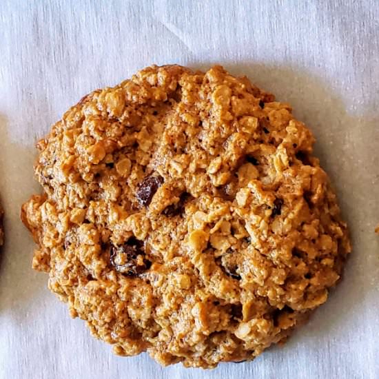 Banana Oatmeal Raisin Cookies - Recipe photo by ProfusionCurry