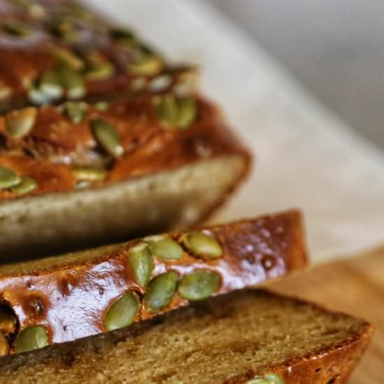 Impossible tahini bread - Recipe photo by Once a Foodie