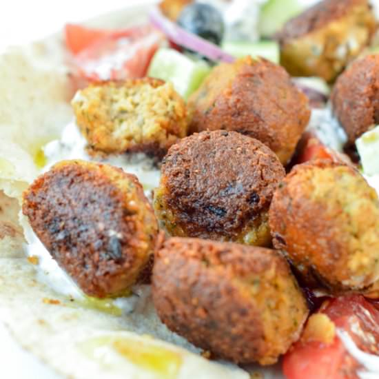 Vegan Greek Tempeh Meatballs - Recipe photo by sweetashoneynz