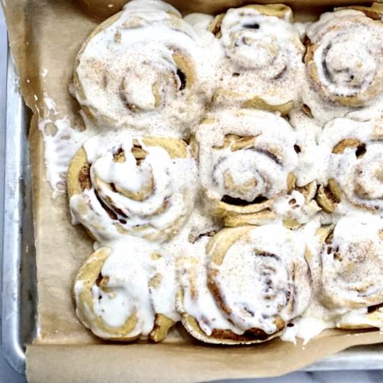 Sunday Whole Wheat Cinnamon Rolls - Recipe photo by thegoldenbeets