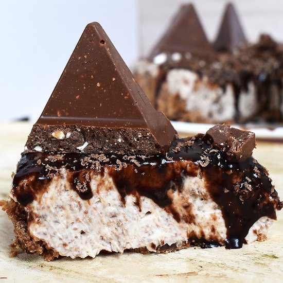Toblerone Cheesecake - Recipe photo by lightscamerabake